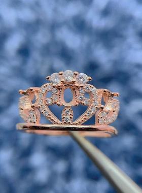 坦桑石戒指底托S925银3*4mm