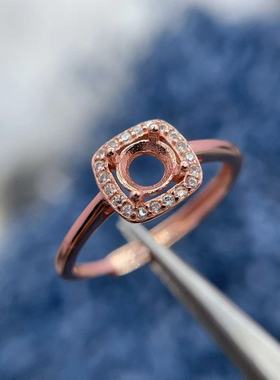 s925银托工厂圆形多尺寸小方包款