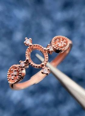 S925银托工厂戒指空托多款式精工