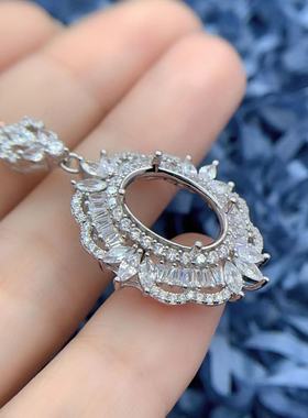 豪华重工10*14mm戒指空托S925银