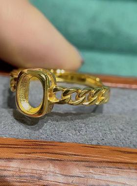 银托工厂款式过万戒指空托S925银