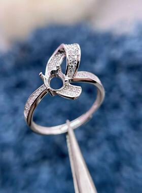 S925银托工厂戒指空托多款式精工