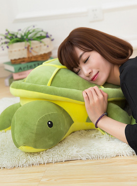 抱枕乌龟抱枕毛绒玩具软体靠垫