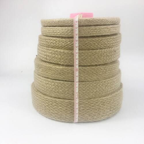 1235厘米扁宽麻绳diy手工复古包装货车捆绑绳子吊顶装饰墙创意 - 图0