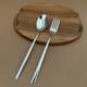 316 stainless steel spoon long handle Korean household adult children's spoon for meals and soups, large spoons for deepening round