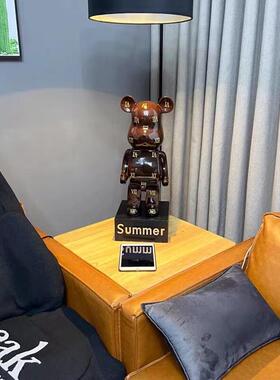 简约网红暴力熊公仔存钱罐客厅电视柜玄关落地大摆件电视柜装饰品