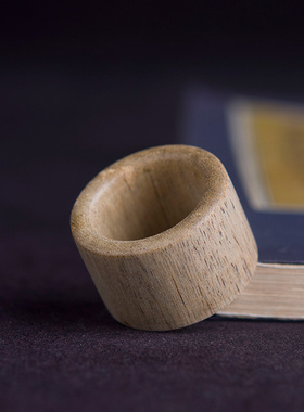 马来西亚沉香扳指老料把玩手工