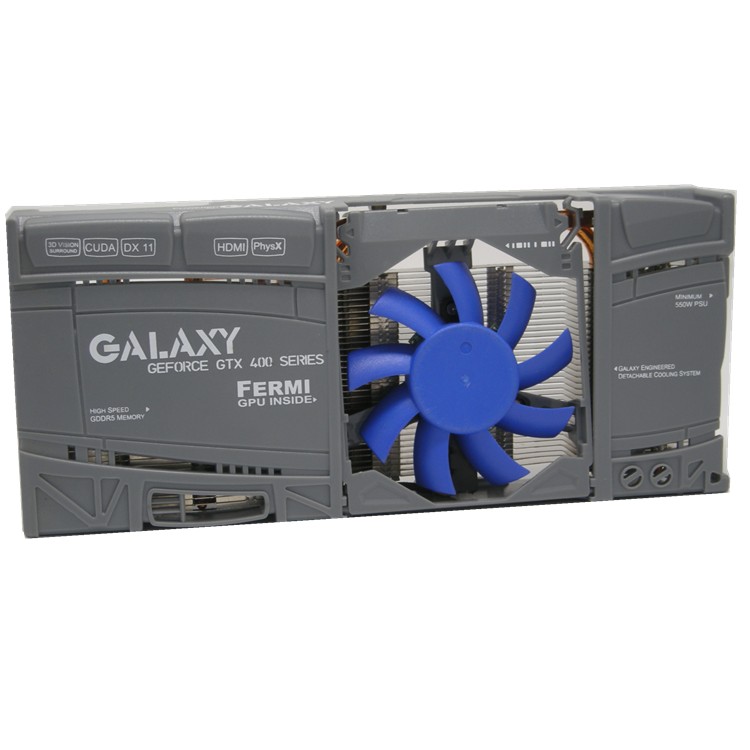 适用技嘉 GALAXY GTX400 SERES FERMI 台式电脑显卡风扇散热器 - 图3