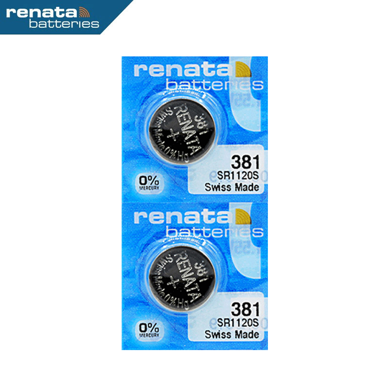 Renata瑞士381 SR1120SW纽扣电池手表专用Battery cell氧化银Silver oxide石英电子lr1120h通用小颗粒 - 图0