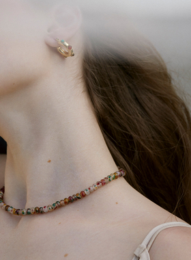 夏天锁骨项链轻奢高级设计水晶