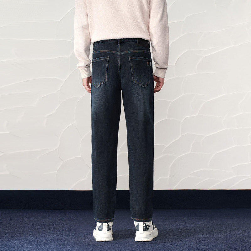 HLA/海澜之家亦心即为休闲裤2024秋冬新五袋款锥形加绒保暖裤子男,淘宝优惠券,粉丝福利购,淘宝优惠卷