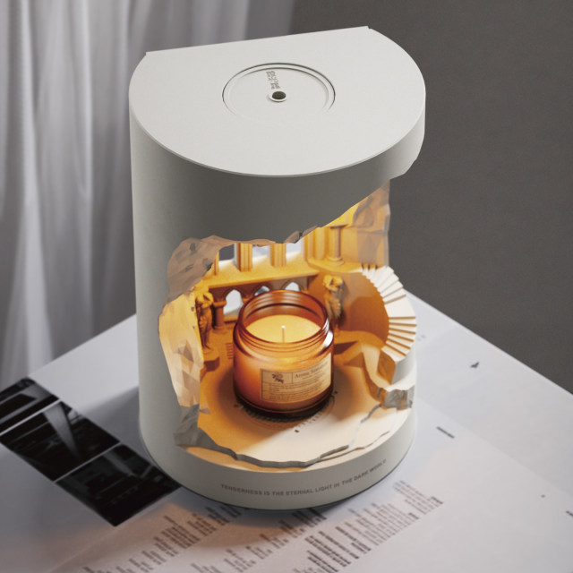 Holiday gift aromatherapy wax lamp atmosphere high-end candle lamp