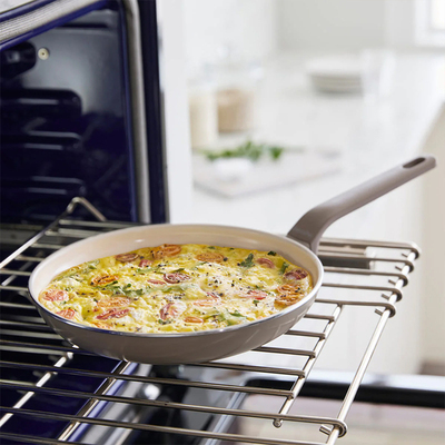 greenpan平底煎锅陶瓷煎炒两用锅