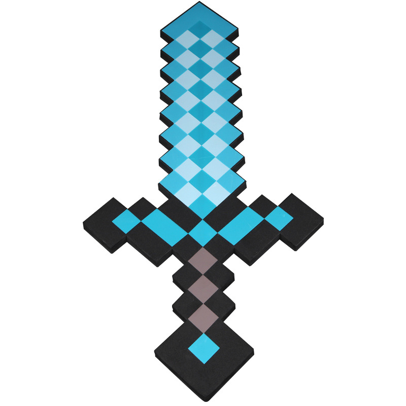 我的世界钻石剑玩具二合一变形Minecraft附魔弓箭武器盾牌斧头镐 - 图3