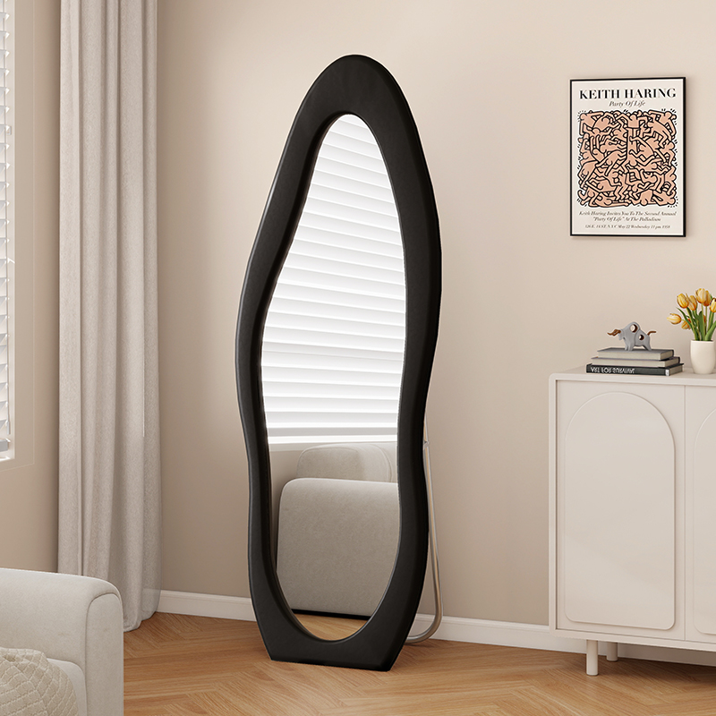 中古风全身镜落地家用ins风网红穿衣镜异形高级感卧室试衣大镜子 - 图2