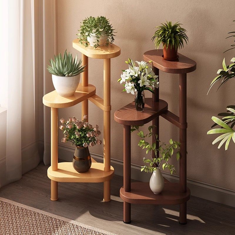 实木花架子客厅落地式置物架阳台多肉花盆架室内展示植物摆放架子,淘宝优惠券,粉丝福利购,淘宝优惠卷