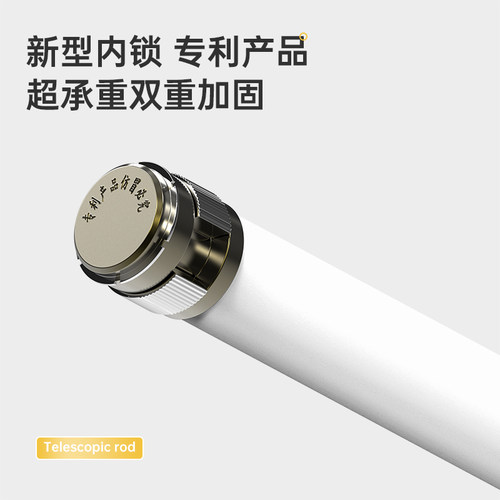 免打孔伸缩杆安装窗帘杆子单杆窗帘支架升缩罗马杆晾衣杆浴帘撑杆 - 图1