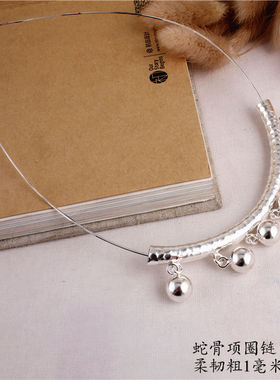 diy配件锤纹镂空管扣月牙坠子