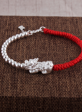 原创设计貔貅招财进宝亲子款饰品