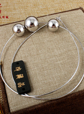 S925纯银项圈锁骨链搭配珠子项链银丝线圈 时尚女款配链百搭颈链