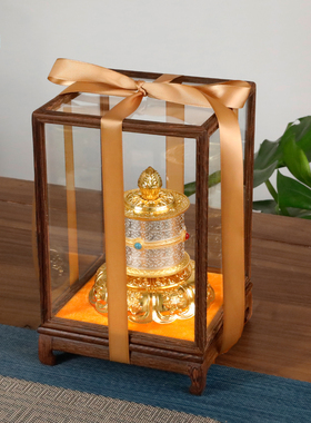 藏式招财黄铜摆件桌面送老板礼物