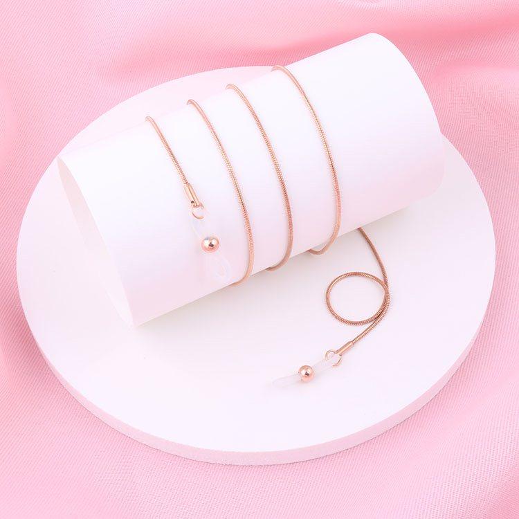 眼镜链防掉挂绳固定潮流挂脖链绳子 丹维拉链条