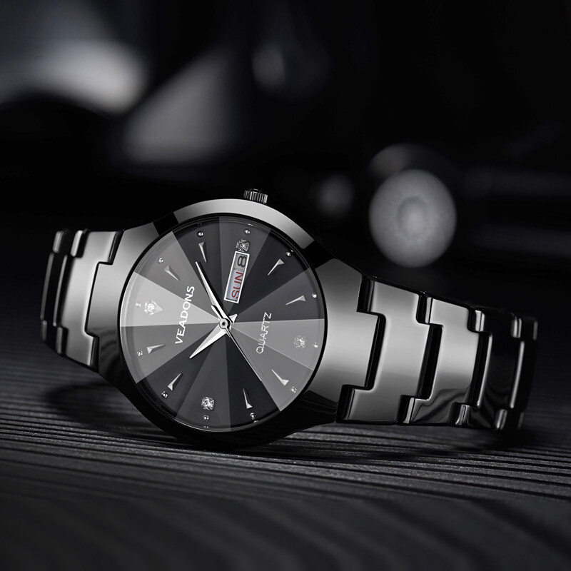 威顿男士时尚简约防水石英情侣表 志勇海涛国产腕表