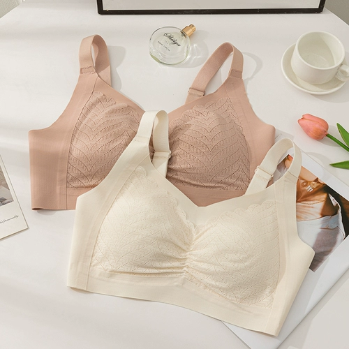 Поддерживающее нижнее белье, тонкий бюстгальтер без косточек, бюстгальтер-топ, большой размер, красивая спина