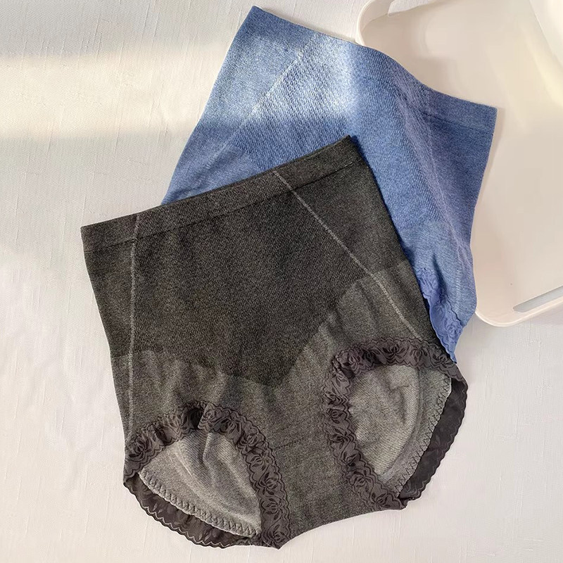 大码女士高腰内裤莫代尔纯棉收腹提臀蕾丝包臀薄款塑身无痕三角裤,淘宝优惠券,粉丝福利购,淘宝优惠卷