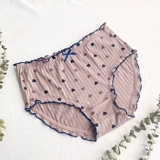 Нижнее белье, хлопковые штаны, японское дышащее хлопковое белье для коррекции формы бедер, трусы, большой размер, высокая талия, с акцентом на бедрах