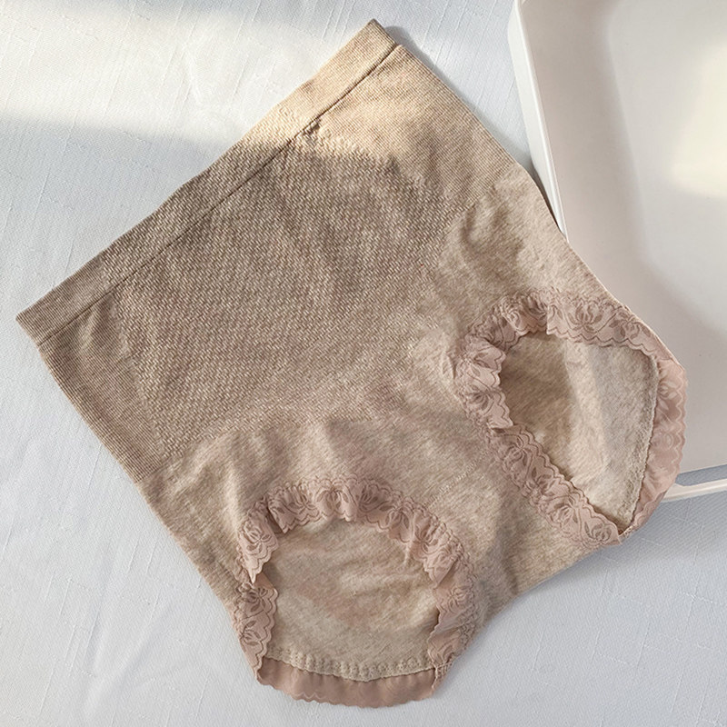 大码女士高腰内裤莫代尔纯棉收腹提臀蕾丝包臀薄款塑身无痕三角裤,淘宝优惠券,粉丝福利购,淘宝优惠卷