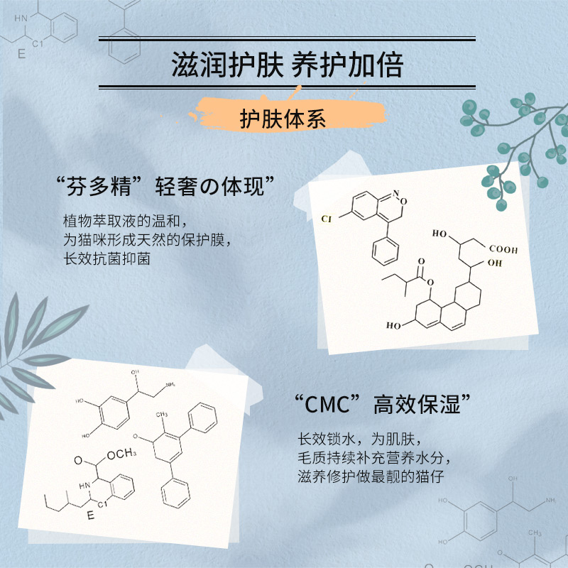 宠袋猫咪沐浴露猫洗澡专用护毛香波浴液杀菌除臭除螨止痒宠物用品-图2