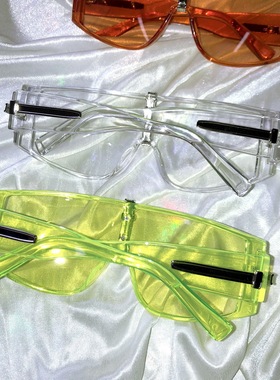 墨镜未来感街头风一体式太阳镜