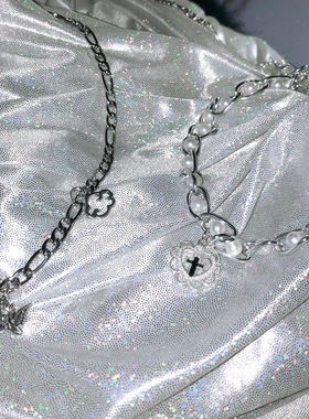 复古宫廷浮雕云朵爱心珍珠项链