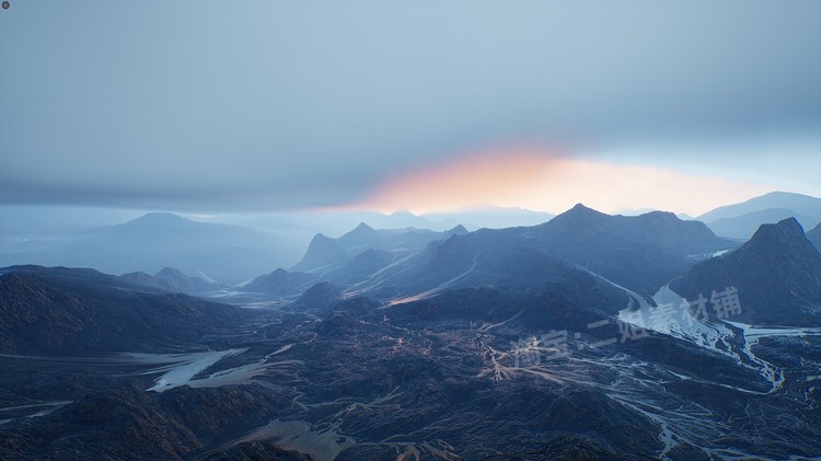 Dark Rock Landscape岩石景观5.2虚幻引擎UE5环境山脉开放世界 - 图3