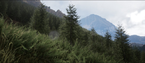 Mountain Grassland Environment 2x2 km山地草原环境UE5虚幻5.1 - 图2
