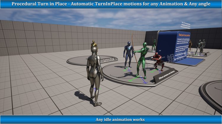 Procedural Turn in Place System旋转角色动画蓝图UE5虚幻5.1 - 图3