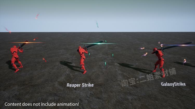 Strike VFX打击视觉特效UE4虚幻引擎视觉效果魔法幻想风格化攻击