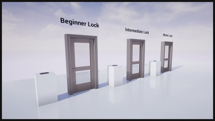 Lockpicking Minigame System开锁小游戏系统开锁器门锁撬锁蓝图 - 图2