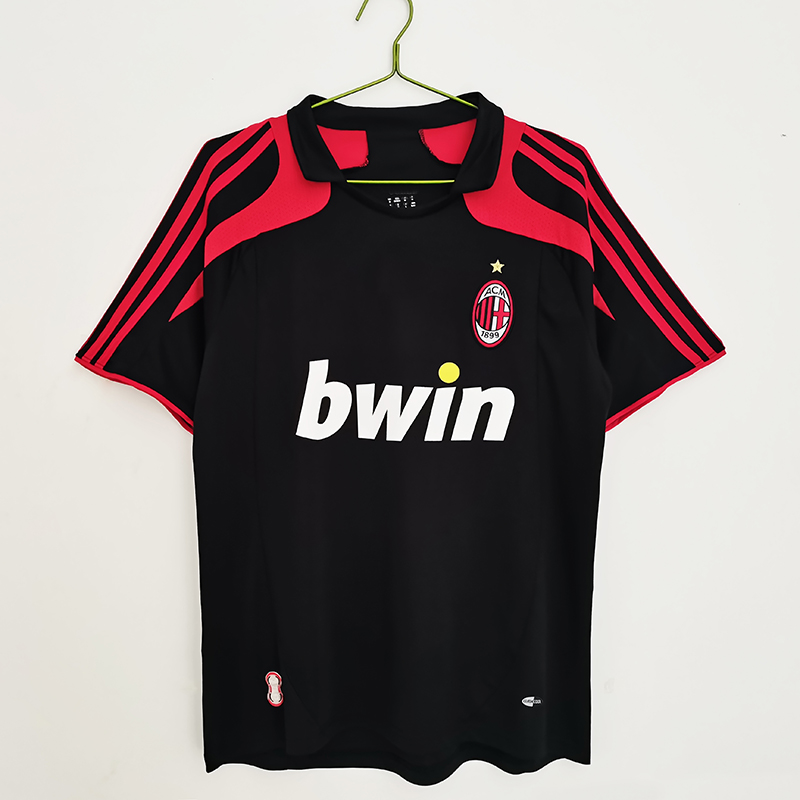 AC米兰复古主客足球服衣06-08 Milan retro vintage shirt jersey-图2