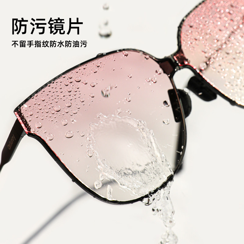 ohsunny墨镜女款轻巧防紫外线太阳镜2026新款高级防晒眼镜显脸小