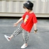 Quần áo bé trai mùa hè 2019 hè trẻ em mới đẹp trai mùa hè trẻ em phiên bản nước ngoài của Hàn Quốc - Phù hợp với trẻ em Phù hợp với trẻ em