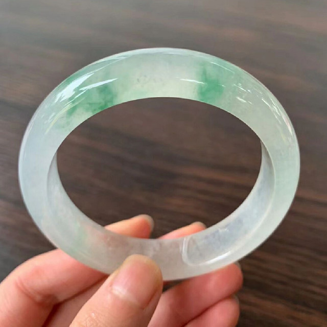Burmese Lady Cui Natural Genuine A-grade Jade Ice Seed Floating Flower Imperial Concubine Jade Bracelet Women’s Live Streaming Special