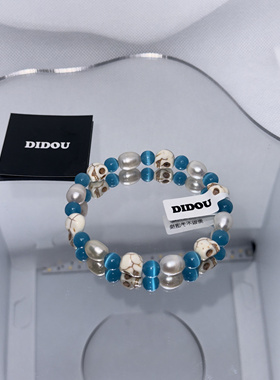 珍珠手链复古潮流轻奢小众高级感男女款手串送男朋友礼物