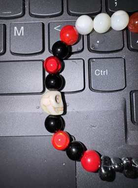 DIDOU专辑手链贝壳珠男女轻奢小众高级感红色原创手链