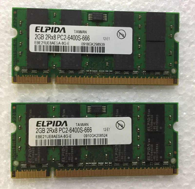 尔必达ELPIDA DDR2 800 2G PC2-6400S 笔记本内存 - 图0