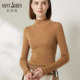 Half turtleneck slim fit wool sweater knitted bottoming shirt long sleeves