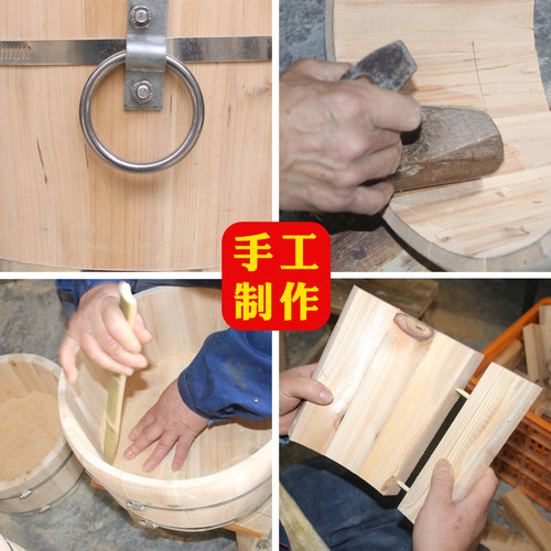 木桶鱼专用木桶网红木桶鱼的木桶商用沸腾鱼木桶餐厅木桶鱼滋滋锅 - 图1