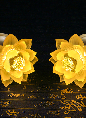 古法琉璃纯铜佛前长明灯