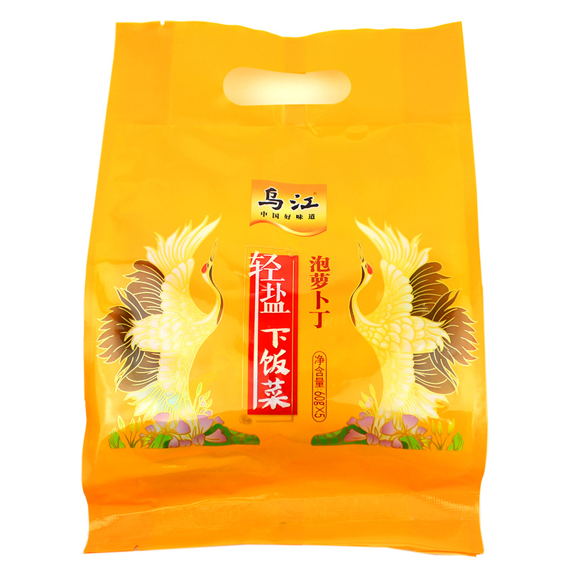 一份2袋包邮 乌江 轻盐下饭菜泡萝卜丁60g*10袋 炒菜即食腌制萝卜 - 图3